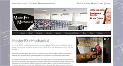 Desktop Screenshot of masterfiremechanical.com